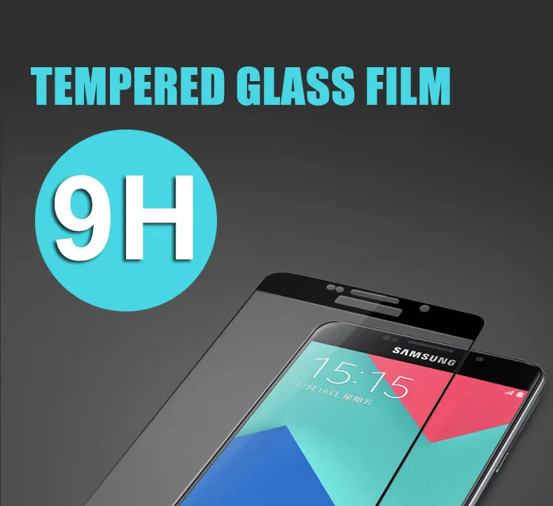 9D Full Cover Tempered Glass For Samsung Galaxy A3 A5 A7 J3 J5 J7 J530 J730 S7 Screen Protector Protective Glass Film