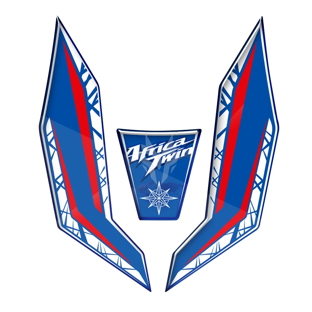 For Honda Africa Twin 2016-2019 Motorcycle Front Fairing Protection Decals 3D Resin | Автомобили и мотоциклы