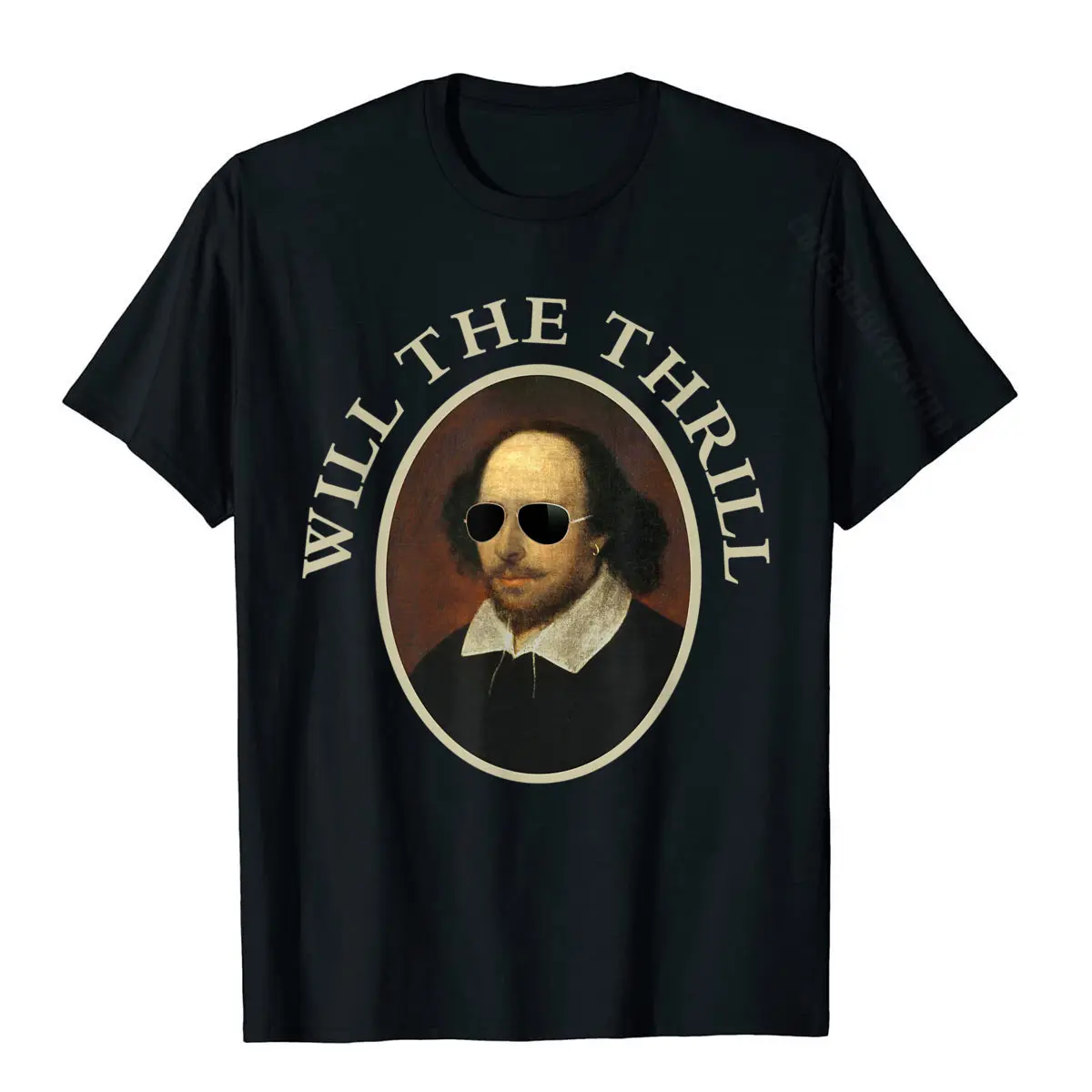 William Shakespeare Will Power Shirt Art-Postitive Quote T-Shirt T Shirts New Design Design Cotton Men Tops Tees Customized