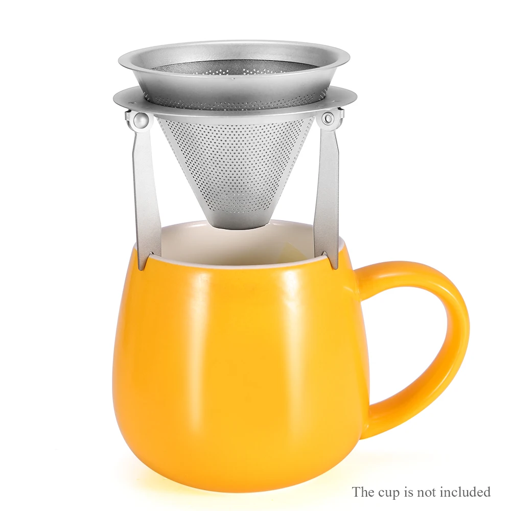 Титановый фильтр для кофеварки съемное Уличное оборудование путешествий и