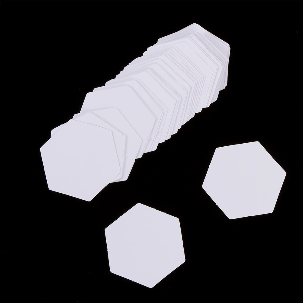 Шестигранные шаблоны для лоскутного шитья бумаги 100 шт./упак. DIY ремесла швейная