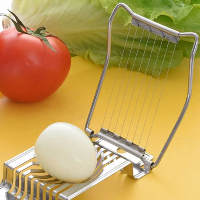 

Multifunctional Stainless Steel Boiled Egg Slicer Mushroom Tomato Cutter Chopper