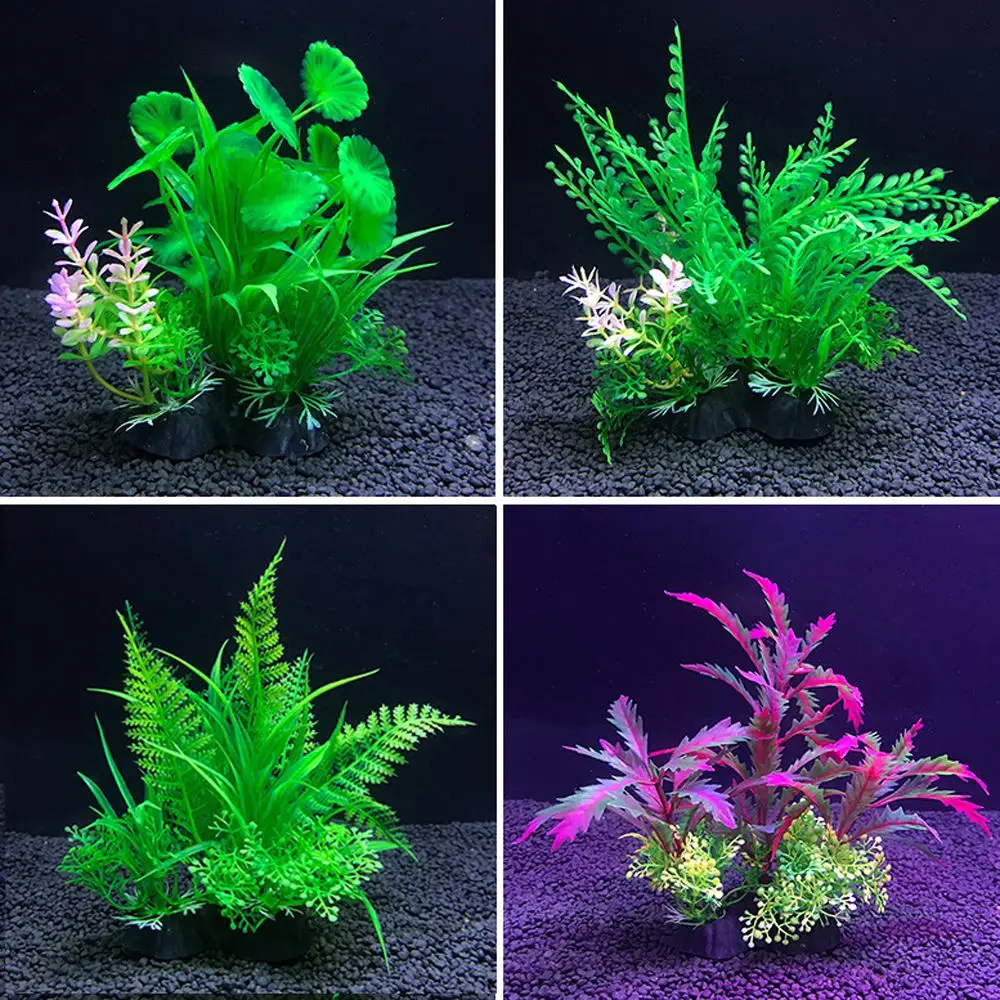 

Aquarium Water Grass Plastic Artificial Simulation Fish Tank Green Plants Grass Pet Fish Accessories Aquarium Ornament