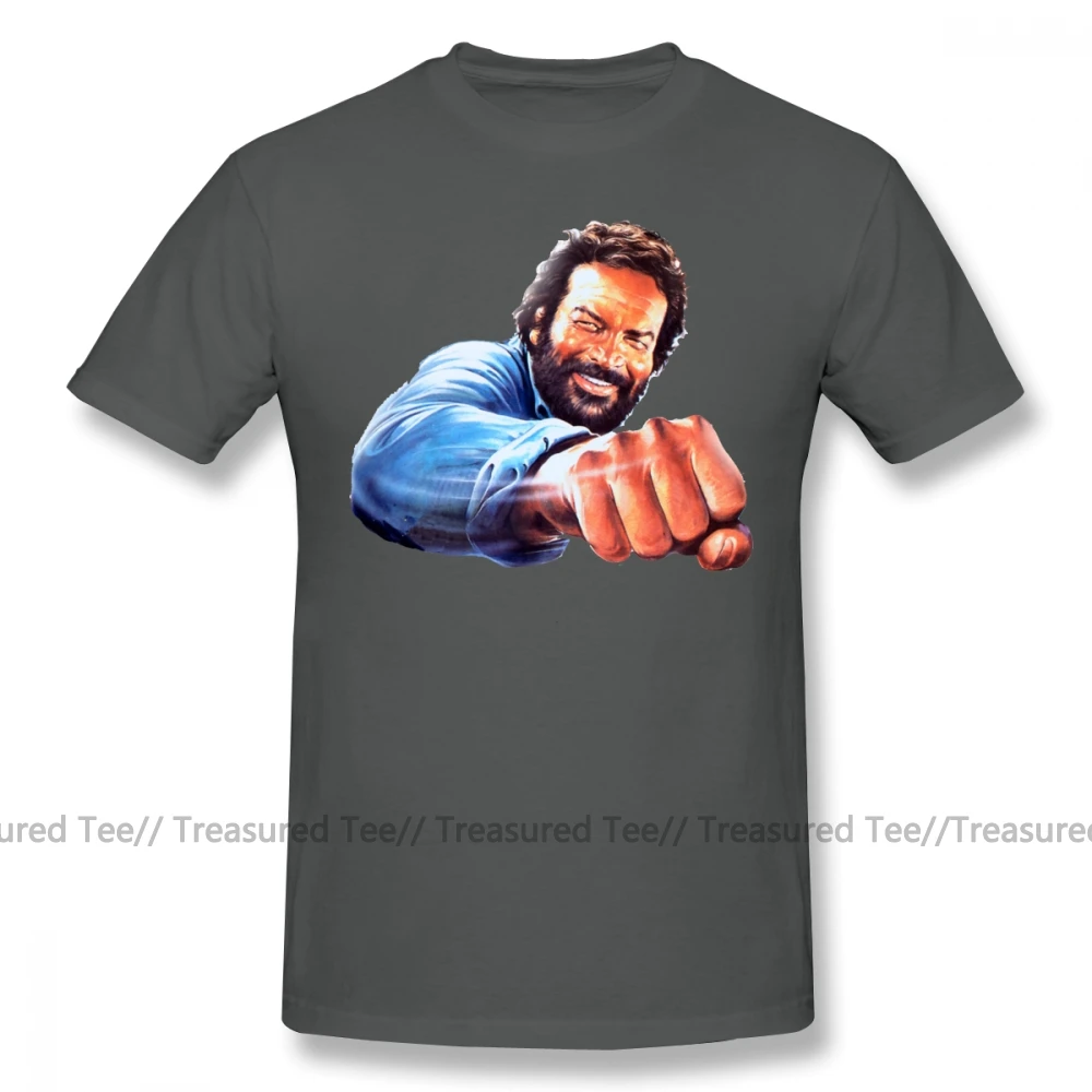 Bud Spencer Футболка с принтом Bud Spencer футболка пляжная хлопковая Футболка с милым принтом 5x Мужская футболка с коротким рукавом