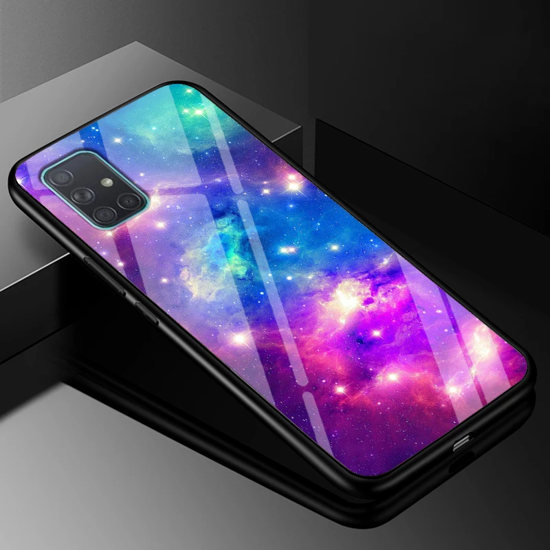 Чехол-накладка для Samsung Galaxy A51 A31 A41 A71 5G закаленное стекло | Мобильные телефоны и