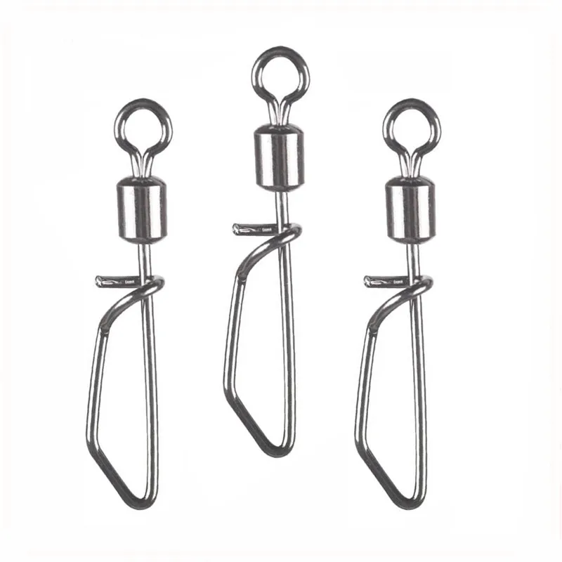 1000шт 2 # 4 6 8 10 Защелка из нержавеющей стали подшипник вращающихся вертлюгов разъем