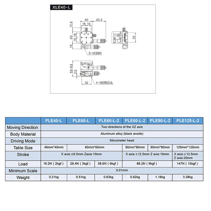 Подъемная платформа XZ Axis 40*40 мм для раздвижной сценической съемки направляющая