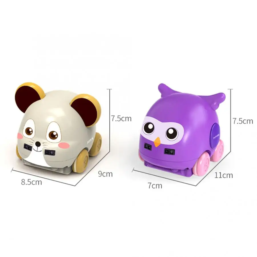 1/32 мульти Функция мультфильм сова RC автомобиль милые животные светильник звука