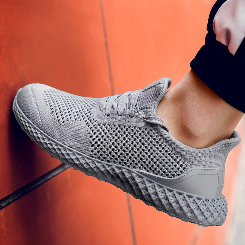 

Fashionhombre sale shoes black Fashionable hot Casual sapato summer comfortable leisure Breathable sneakers spring slip knitting