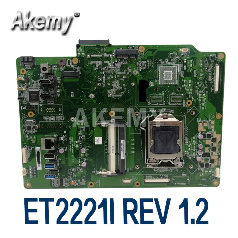 

Материнская плата Akemy ET2221I All-in-one REV 1,2 для For Asus ET2221I ET2221 материнская плата 90PT00L0-R01000 100% протестирована