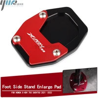 motorcycle kickstand extension plate foot side stand support enlarge pad for honda x adv xadv 750 xadv750 x adv750 2021 2022