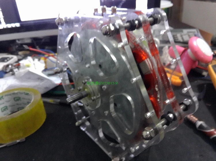 

Disc-type Ironless Core Generator Low Speed, High Efficiency, Free Energy Research