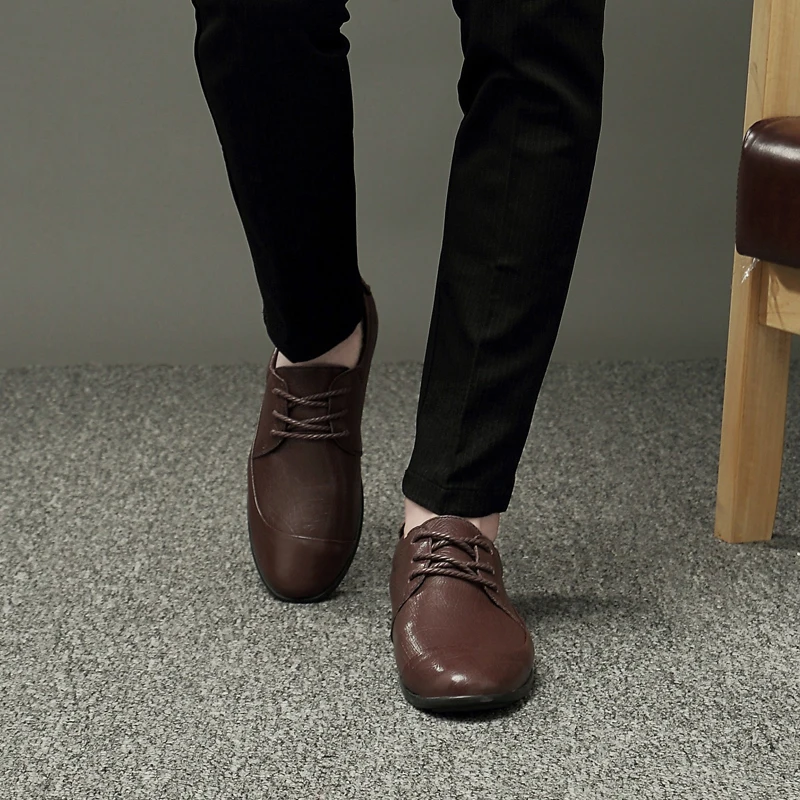 

Zapatos Informales De Hombre Casual Shoes For Men Mens Hot Sale Leather Sneakers Black Man Fashion Causal Leisure