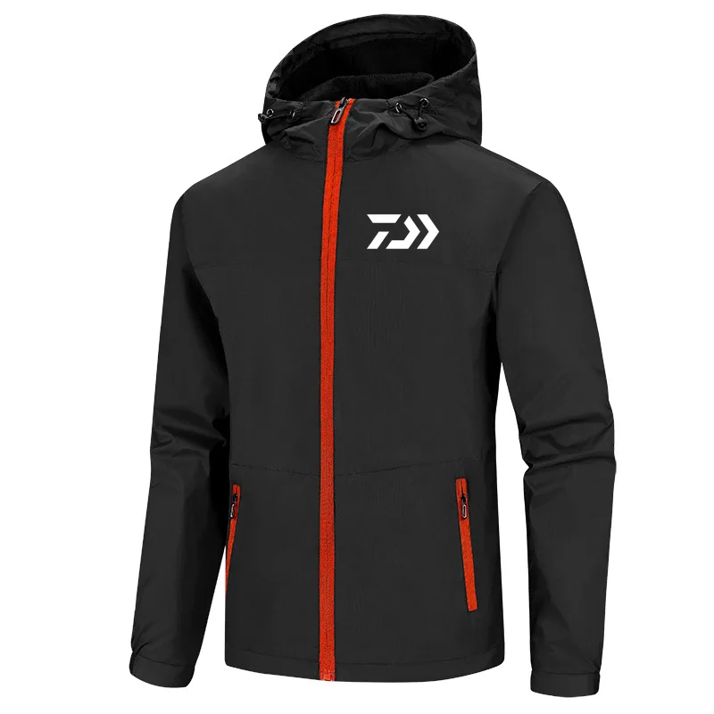 

Winter Sports Outdoor Fishing Jacket Men's Hooded Coat Plus Size Windproof Windbreaker Climbing Jerseys Outwear