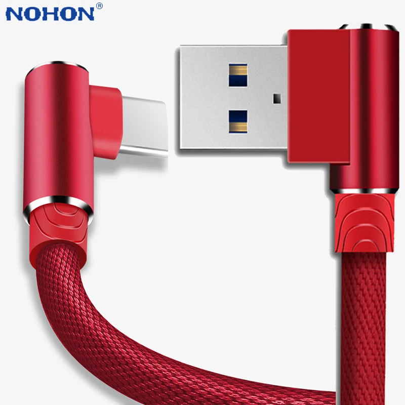Кабель USB Type C зарядный шнур провод для передачи данных Samsung S9 S10 Plus Xiaomi Mi 9 Redmi Note 8 K20