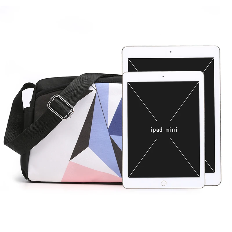 Модная сумка через плечо женская новая холщовая панельные светлые портативные