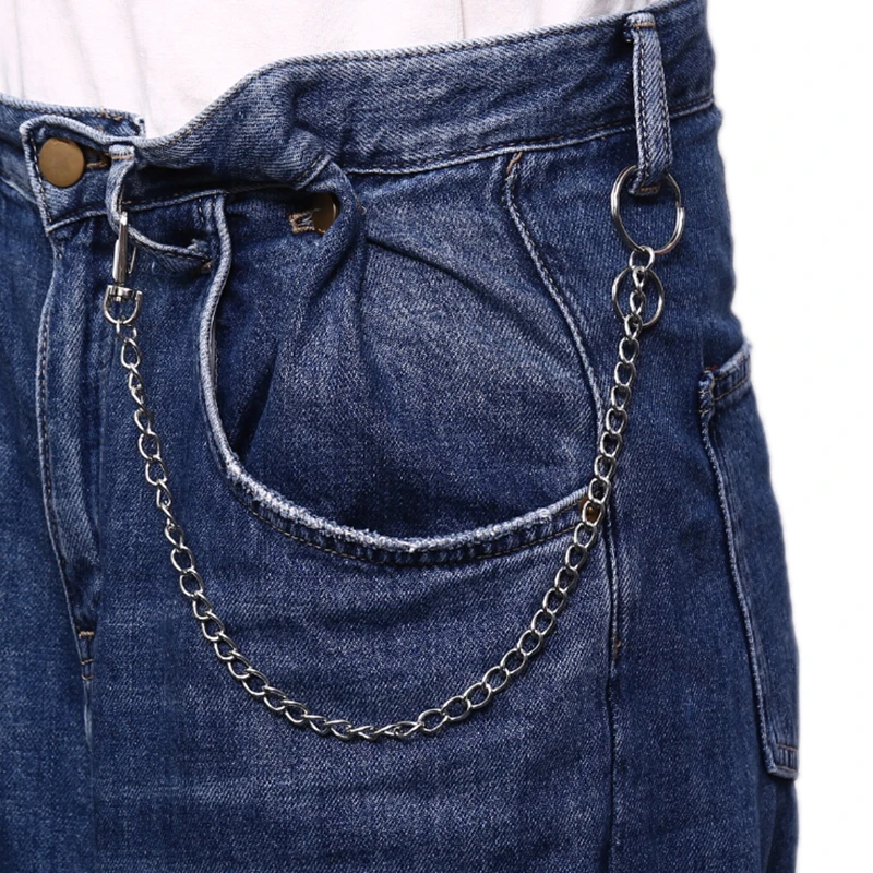 1 шт. металлическая цепочка для ключей в стиле панк хип хоп|Брелоки| |