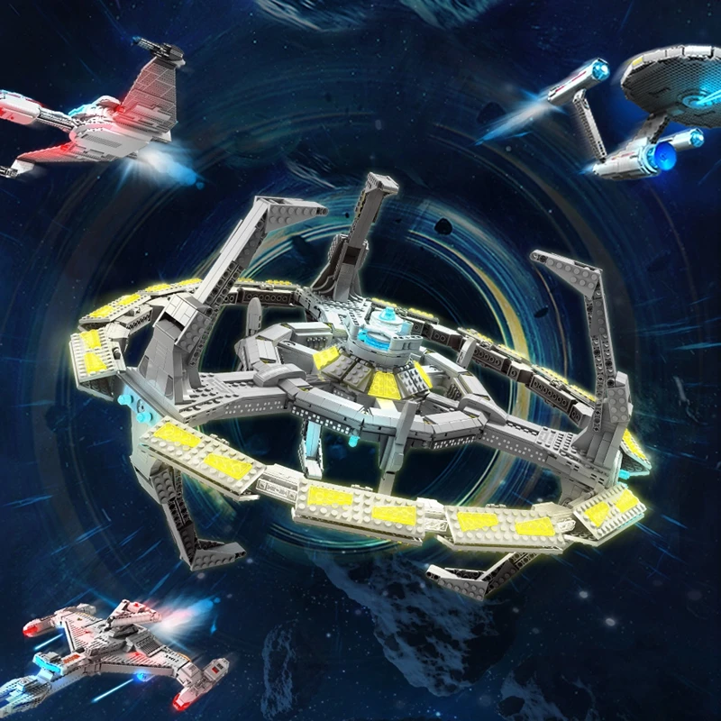 Конструктор MOC Space Travel звезды тройной развлеченный круизер космический корабль