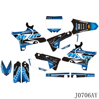 full graphics decals stickers motorcycle background custom number name for yamaha yz125 yz250 yz 125 250 ufo 2002 2014