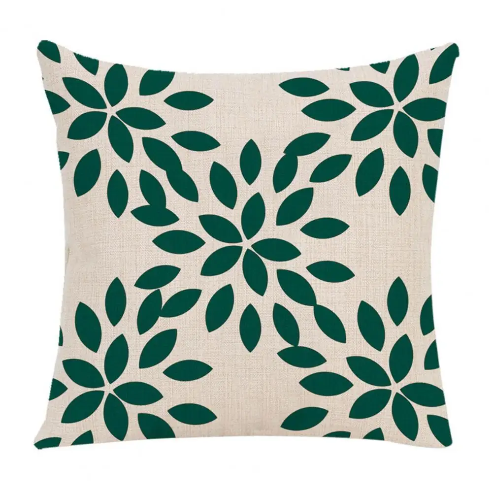 

Hot Sale 80% Removable Cushion Cover Easy to Clean Super Soft Polyester Hawaiian Sweet Summer Multi-color Pillowcase For Office