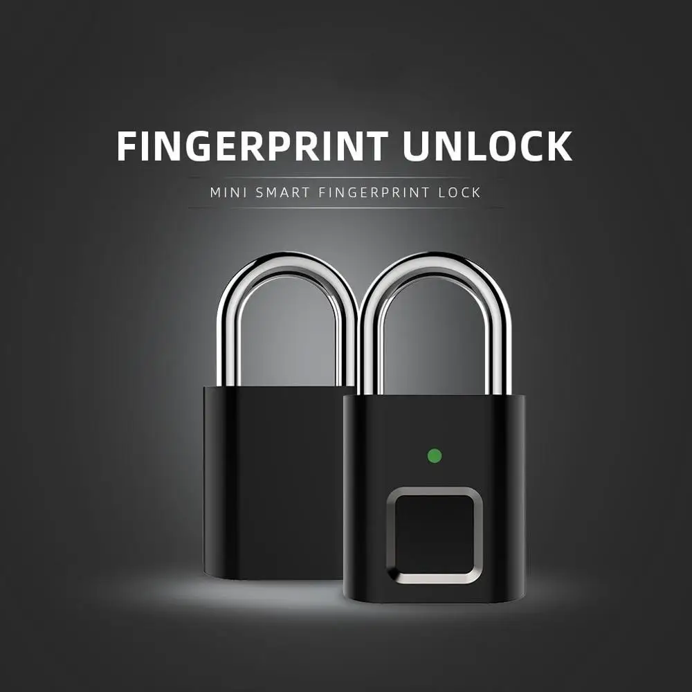 

Mini Locker Fingerprint Lock Smart Lock Household Luggage Dormitory Locker Anti-theft Electronic Padlock