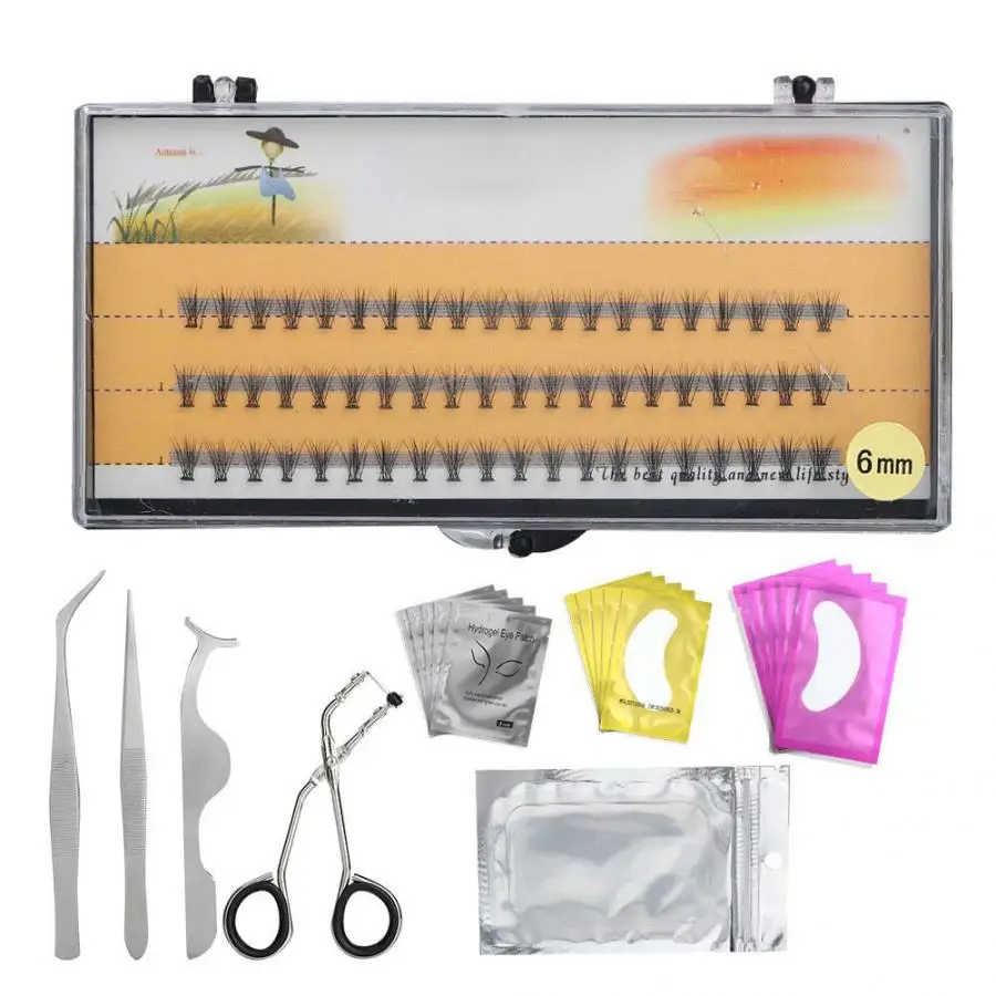 Профессиональный набор для наращивания накладных ресниц инструменты прививки