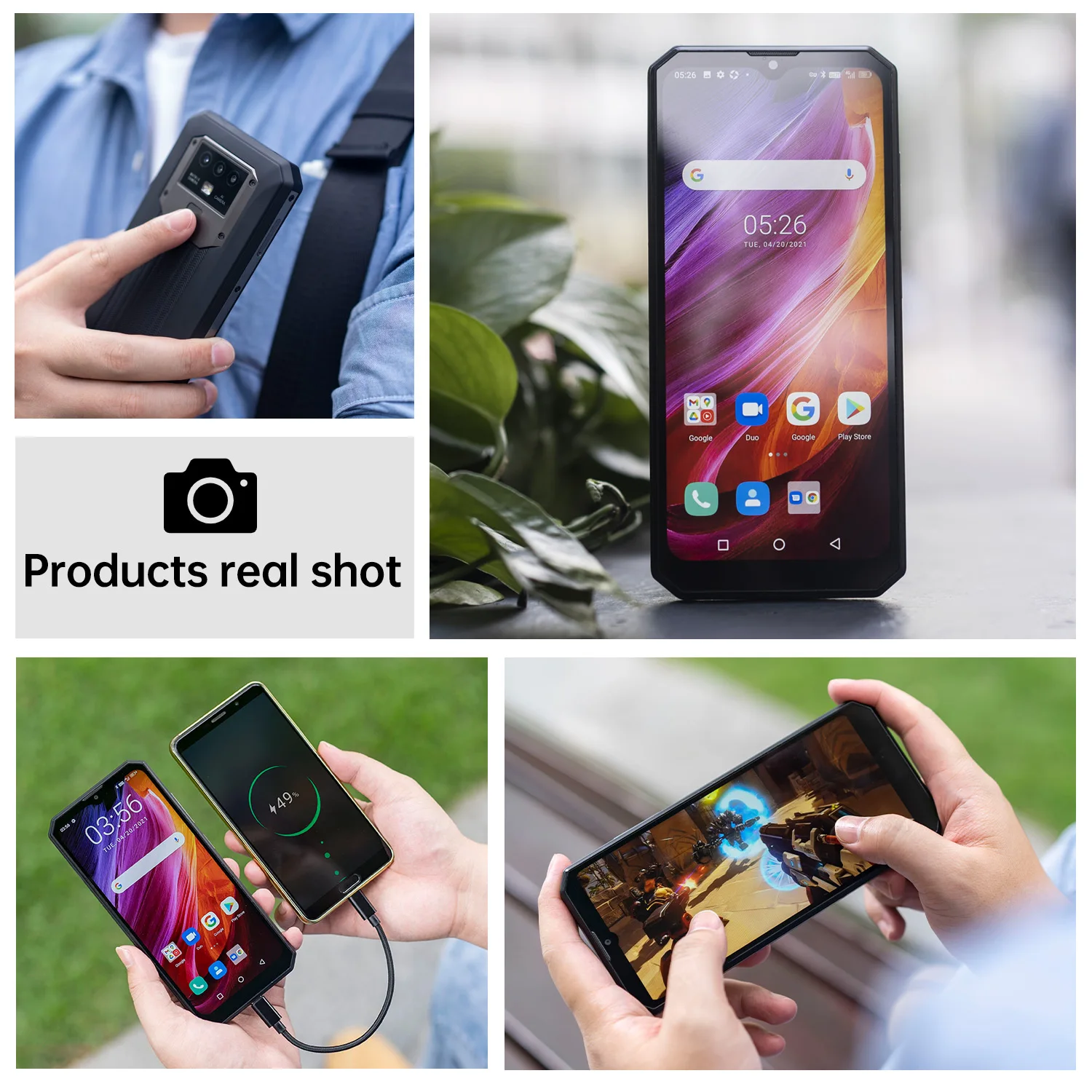 OUKITEL K15 плюс 6 52 '�mAh смартфон 3 ГБ + 32 Гб 4 ядра Android 10 0 Face ID разблокировать 13MP