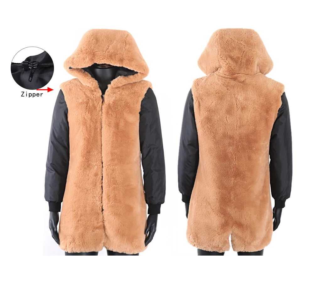 2021 Waterproof Long Parka female Real Fur Coat Winter Jacket Women Warm Thick Natural Fox Fur Collar Outerwear Streetwear
