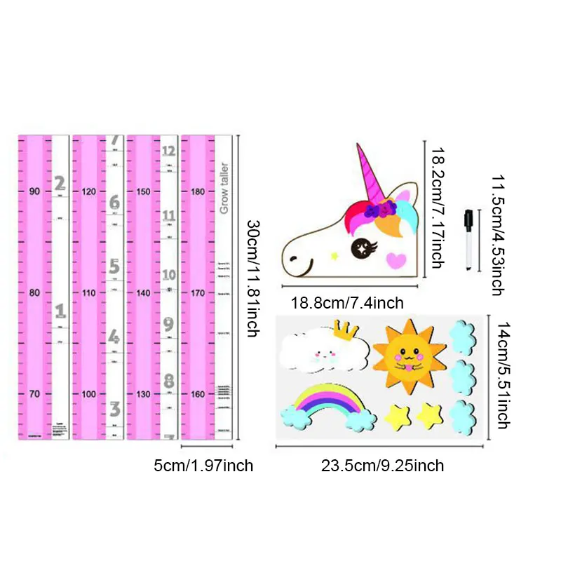 Съемная настенная наклейка декор детской комнаты магнитные Мультяшные животные