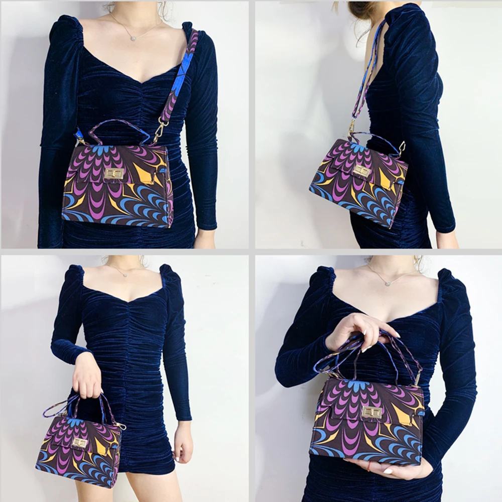 Африканская сумка с принтом Анкары модная женская элегантная Сумка Африканским