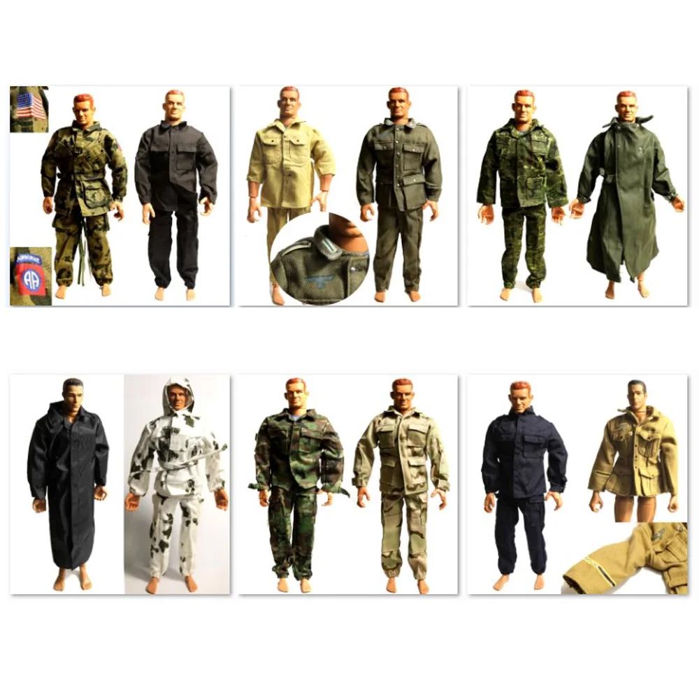 1/6 21-й век конечные фигурки солдат Второй мировой войны немецкая форма Одежда для 1" фигурки Куклы военные GI Joe Игрушки Аксессуары