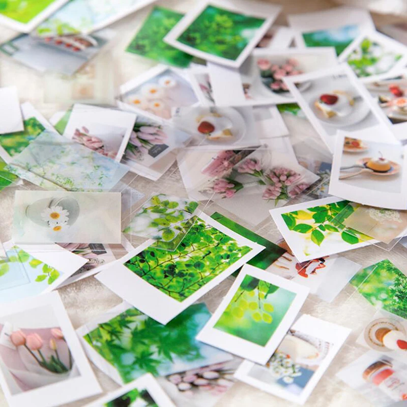 

30Pc Ins Beauty DIY Paper Diary Flower Stickers Chinese Journal Scrap Stationery