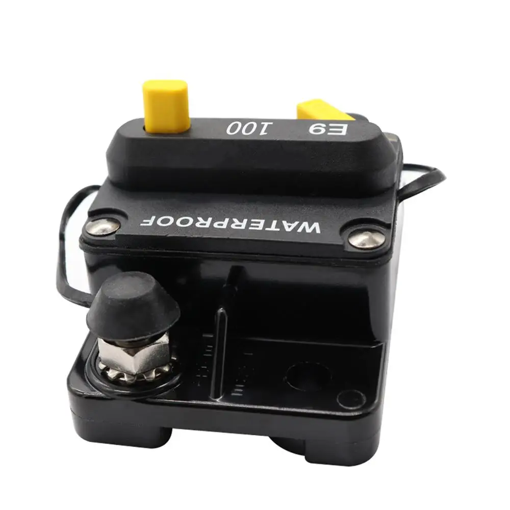 Автомобильный Автоматический выключатель 100A ручной сброс с выключателем