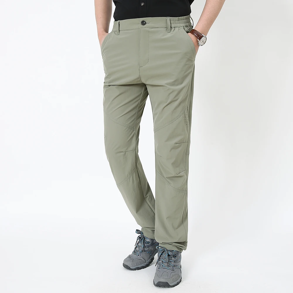 

Stretch Hiking Pants Men Summer Quick Dry Softshell Pants Outdoor High Elastic Hiking Trekking Fishing Climbing Pants Trousers