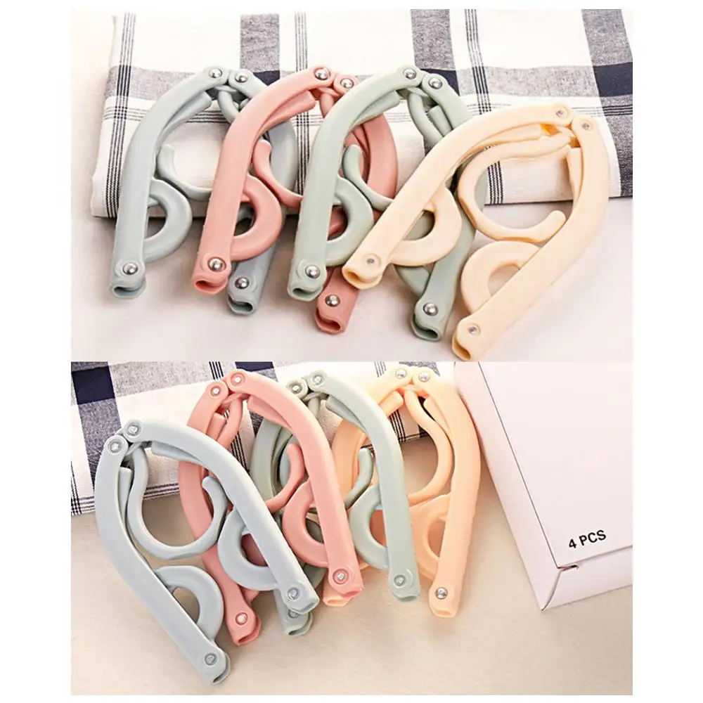 E-doo Magic Folding Hangers Portable Travel Plastic Clothes Coat Racks for Home Outdoor Clothing Hanger | Дом и сад