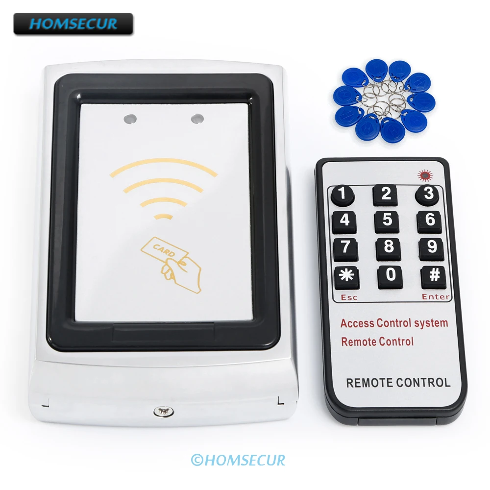 HOMSECUR дистанционное управление DIY RFID система контроля допуска к двери|video door phone|wired