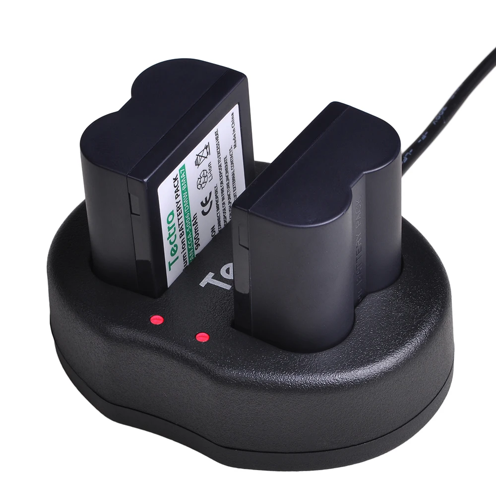 

Tectra 2pc CGA-S006 S006 DMW-BMA7 S006 s006a CGR-S006E Battery+Dual Charger for Panasonic DMC FZ7 FZ8 FZ18 FZ28 FZ50 FZ30 L50