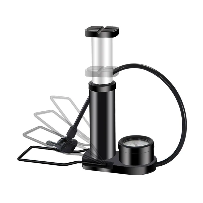 

High Pressure Bicycle Pump Mini Portable Bike Aluminum Alloy Air Tube Basketball Cycling Accessories