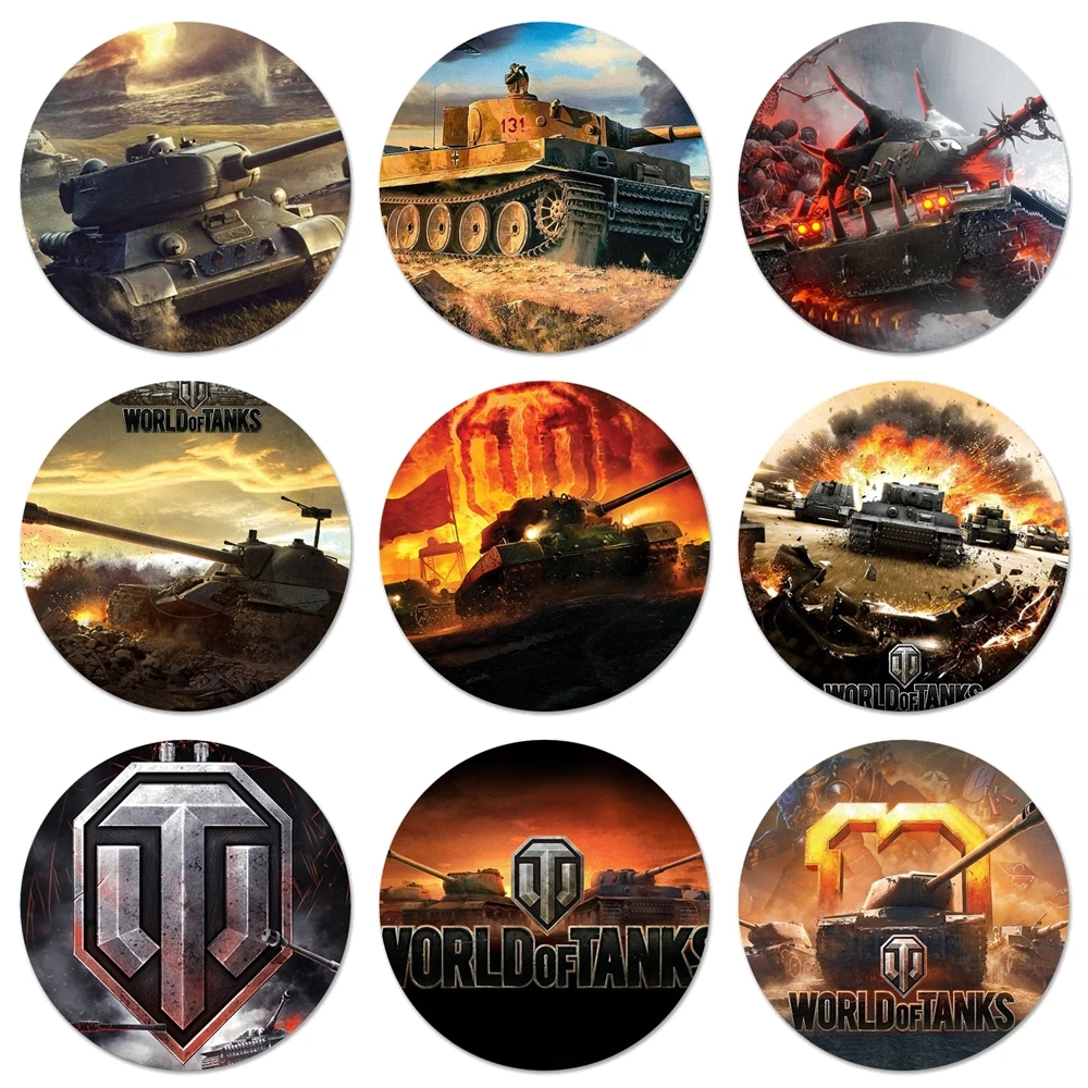 Fundas Bag World of Tanks значки металлические для Φ 58 мм|Значки| |