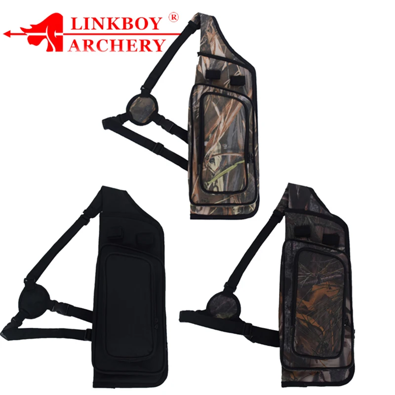 Колчан Регулируемый стрельба из лука Сумка Охота назад трубки с ремешком сзади и