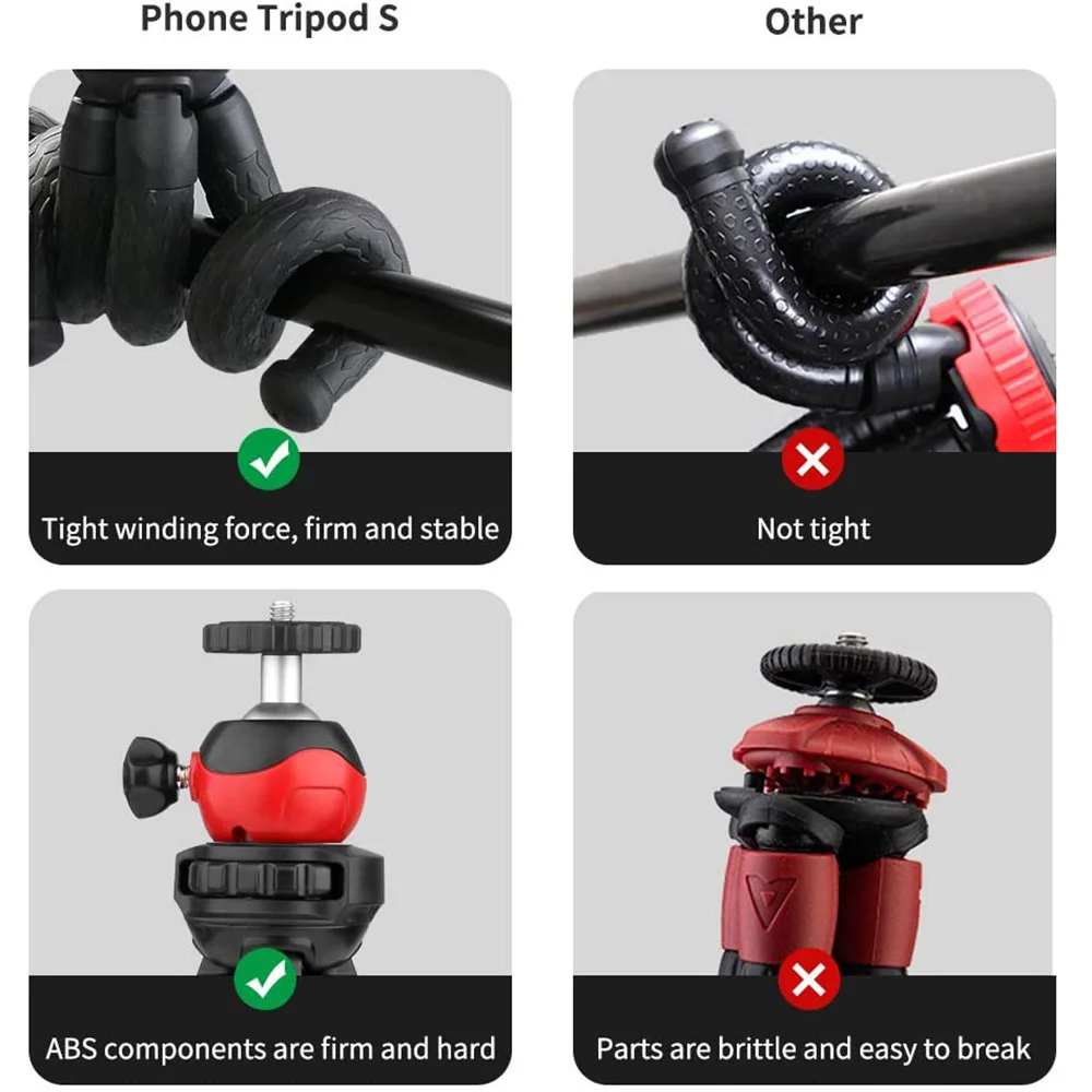 Портативный штатив для мобильного телефона с пультом дистанционного управления