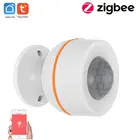 Пассивный инфракрасный датчик температуры и влажности NEO Tuya ZigBee, датчик движения с питанием от PIR, беспроводной детектор Burgla