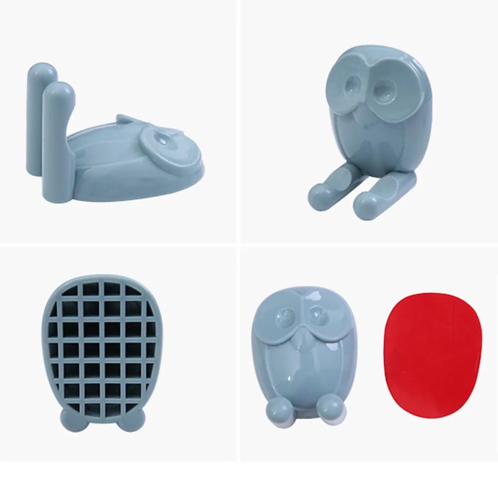 Рамка для зубной щетки с совой кухонный стикер крючок зубных щеток стойка