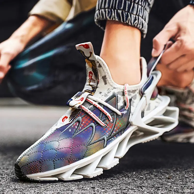 

Summer Outdoor Men's Running Shoes Comfortable Breathable Sports Shoes Men Sport Shoes Male Sock Sneakers Man Beige Gym GME-0305