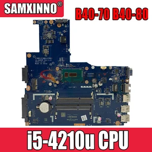 100 new 14inch for lenovo b40 70 b40 80 motherboard ziwb2 la b092p mainboard sr1ef i5 4210u on board working good free global shipping