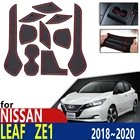 Противоскользящий резиновый коврик для подставки под чашку для Nissan Leaf ZE1 2018 2019 2020, 10 шт., аксессуары, коврик для телефона