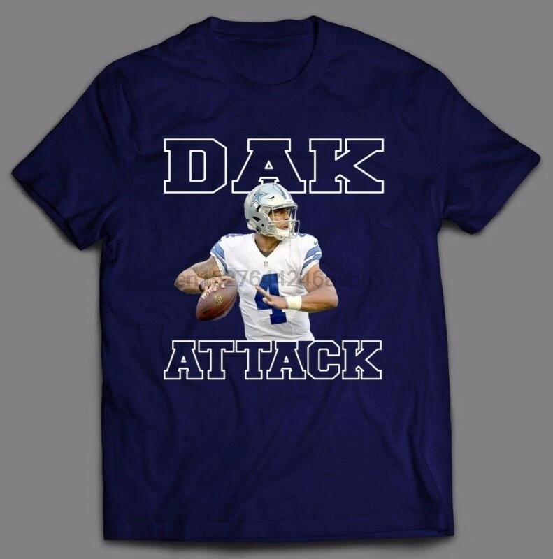 Дак Прескотт атака команда на заказ старый SKOOL Мужская футболка много вариантов |