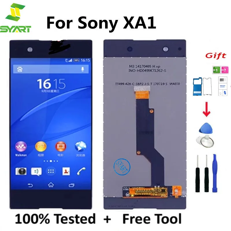 

ЖК-экран для Sony Xperia XA1, сменный сенсорный дигитайзер в сборе для Xperia G3112, G3116, G3121, G3123, G3125, 5,0 дюйма, ЖК-дисплеи