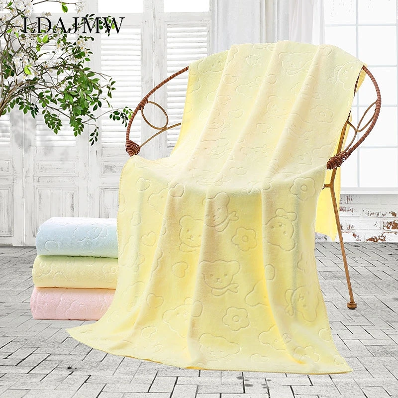 Полотенце из микрофибры для ванной с рисунком медведя быстросохнущее пляжное