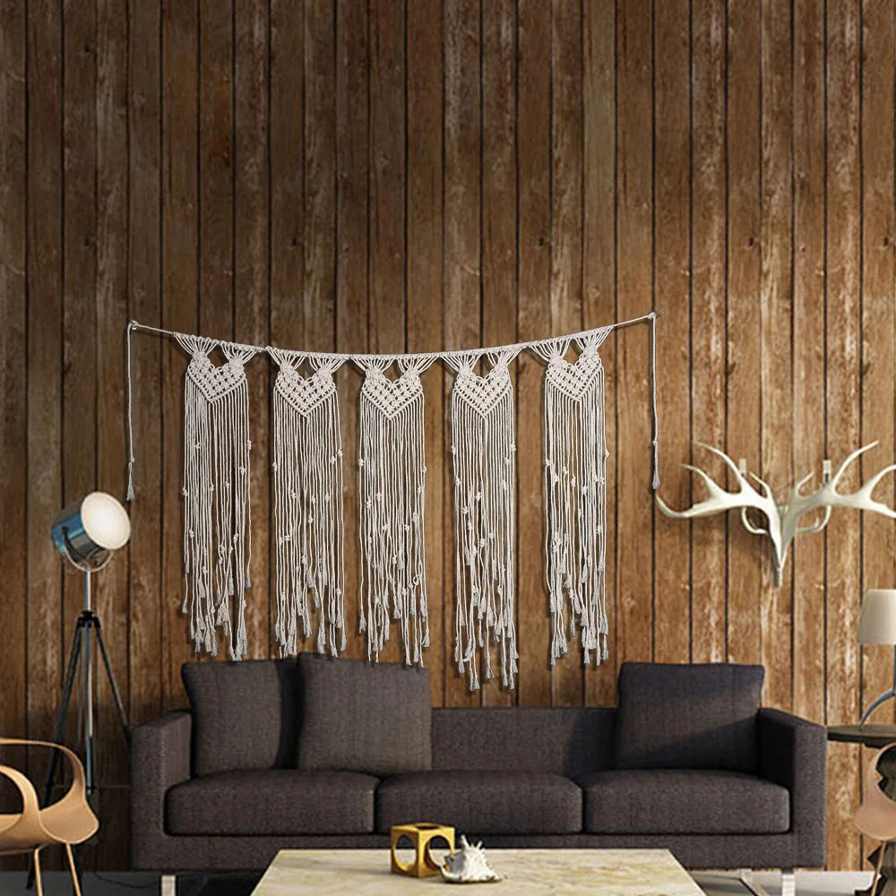 

Big Macrame Tapestry Bohemian Outdoor Wedding Handmade Backdrop Decoration Home Decoration Curtain Wall Hanging Boho Tapestry